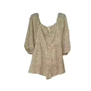 Main Strip Cheetah Romper